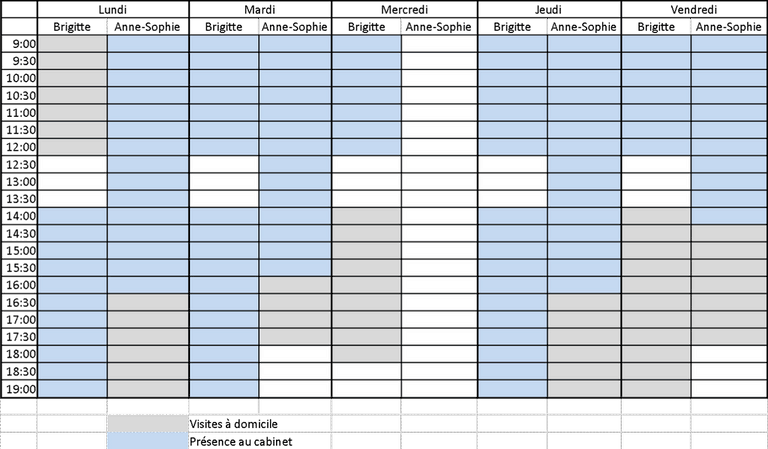 HORAIRES
